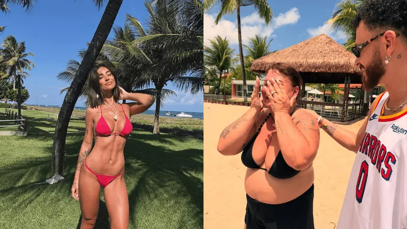 Bianca Andrade posta foto da mãe com o ex Fred e fãs especulam reconciliação: "Com a sogrona"