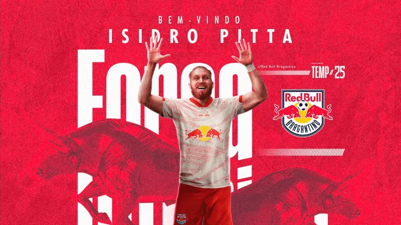 Red Bull Bragantino anuncia a contratação de Isidro Pitta, destaque do Cuiabá de 2024