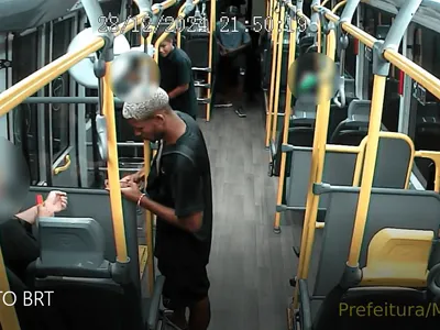 Um dos bandidos envolvido em arrastão em ônibus do BRT é preso pela PM nesta sexta-feira