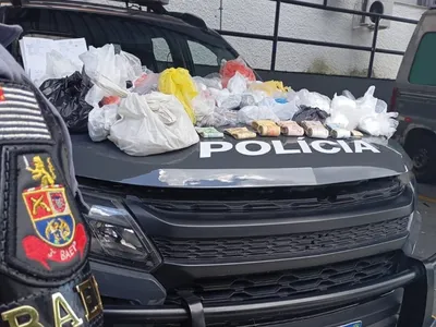 Trio de traficantes é preso com mais de 8kg de drogas em São José dos Campos