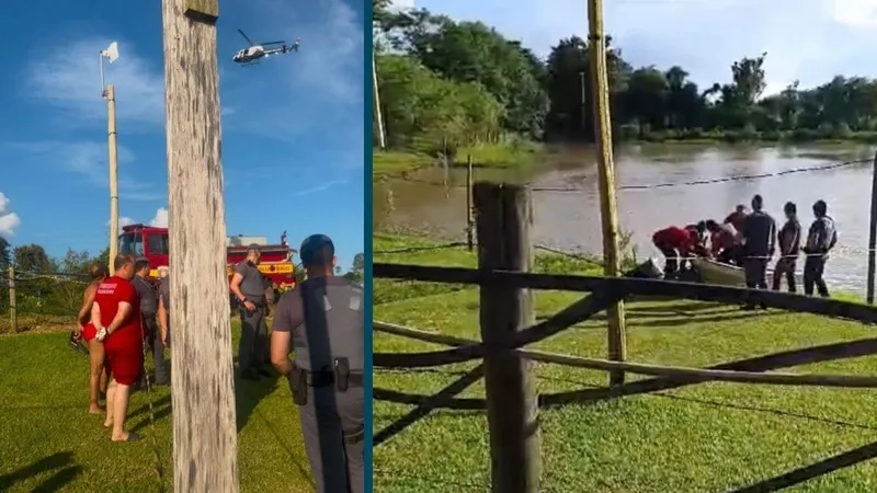 Barco com 9 pessoas tomba em lago dentro de chácara, em Monte Mor, e casal morre