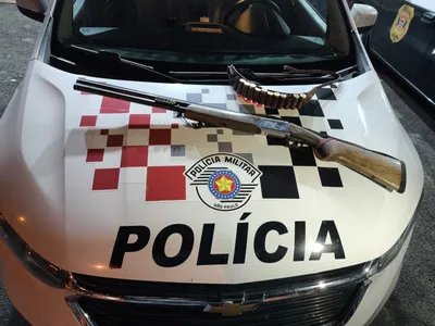 Polícia Militar prende homem por ameaças e apreende espingarda