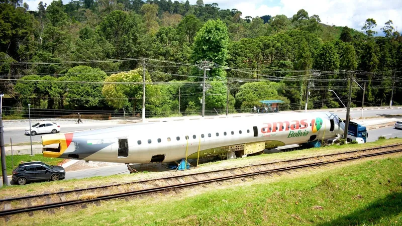 Por que uma aeronave está chamando atenção em Campos do Jordão? Entenda o motivo