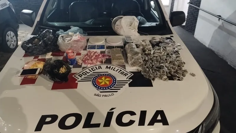 Polícia Militar prende suspeito de tráfico de drogas em Lorena