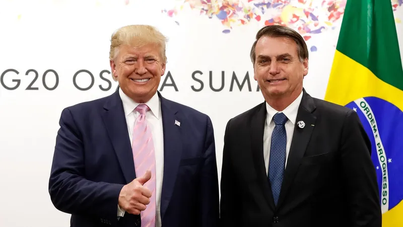 Bolsonaro diz que foi convidado para posse de Trump e pede autorização para ir aos EUA