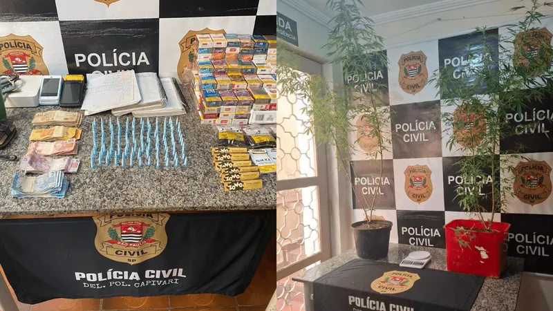 Polícia de Capivari apreende 131 porções de cocaína e prende dois suspeitos durante operação