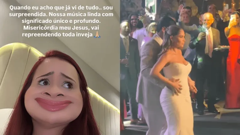 Mirela Janis detona Hulk Paraíba e Camila Angelo por escolha de música em casamento polêmico