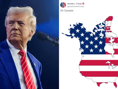 Donald Trump publica mapas com Canadá anexado ao território dos Estados Unidos