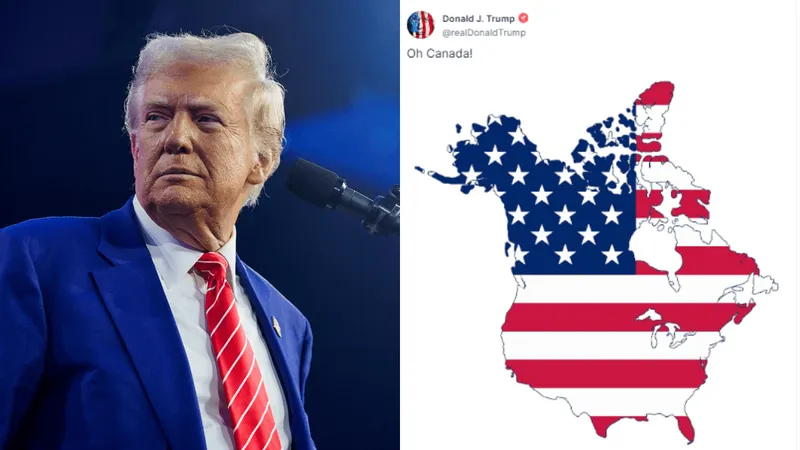 Donald Trump publica mapas com Canadá anexado ao território dos Estados Unidos