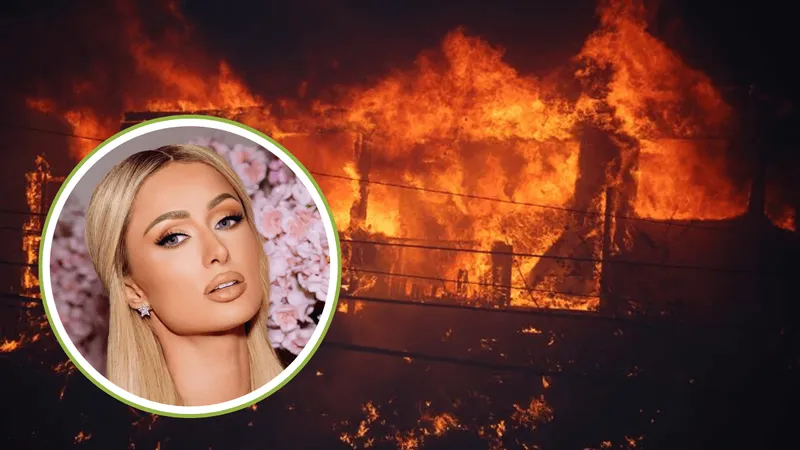 Paris Hilton desabafa após ver mansão ser destruída em incêndio pela TV