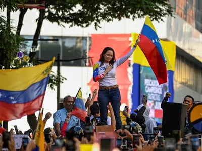 Líder da oposição venezuelana é presa durante protesto contra a eleição de Maduro