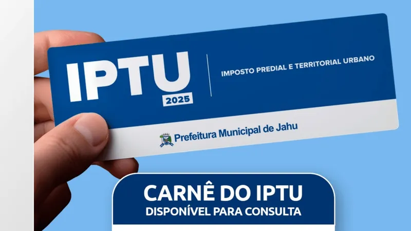 Prefeitura de Jaú disponibiliza consulta do carnê do IPTU