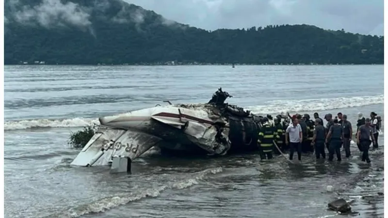 Aeronave que caiu em Ubatuba (SP) pertence à família de produtores de soja