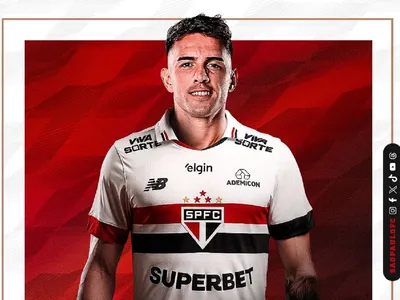 São Paulo anuncia a contratação do lateral-esquerdo Enzo Díaz