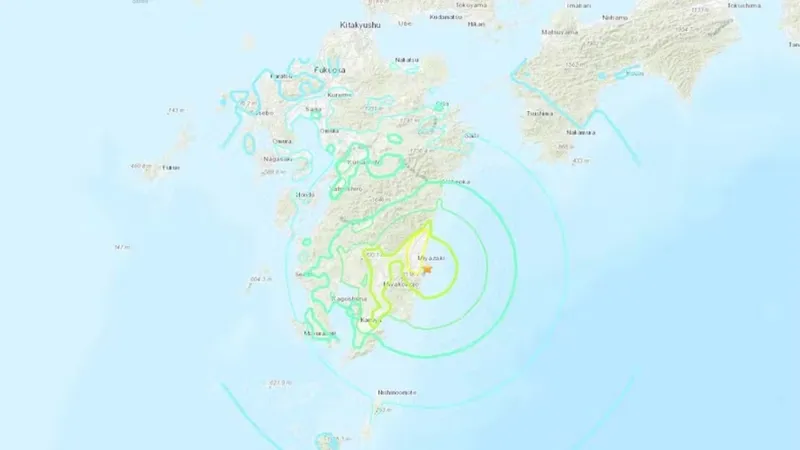 Terremoto de 6,9 graus atinge sudoeste do Japão