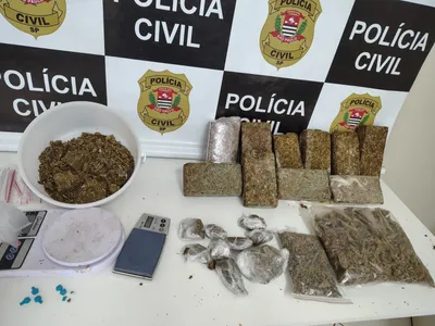 Polícia encontra tijolos de maconha e várias porções menores em uma casa de Botucatu