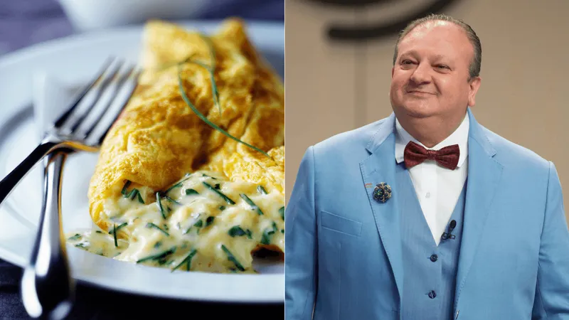 Jacquin confidencia o segredo do omelete perfeito, digno de restaurante francês