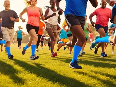 Meia azul nos treinos de corrida: o novo código do flerte para solteiros no Brasil