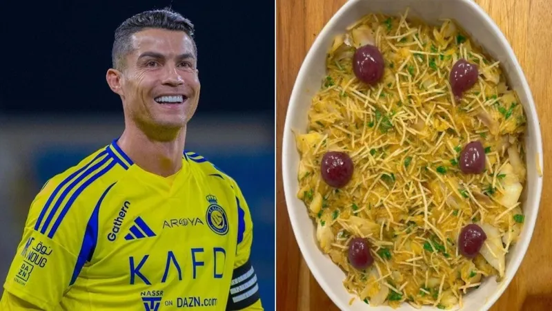 Prato favorito de Cristiano Ronaldo é bacalhau à brás; saiba fazer