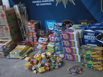 GCM de Campinas apreende 11 mil em fogos de artifício com valor estimado de R$ 100 mil