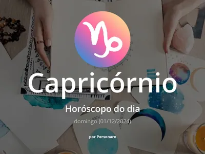 Horóscopo de Capricórnio: veja a previsão para hoje, domingo (01/12/2024)