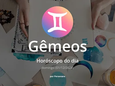 Horóscopo de Gêmeos: veja a previsão para hoje, domingo (01/12/2024)