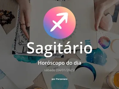 Horóscopo de Sagitário: veja a previsão para hoje, sábado (04/01/2025)