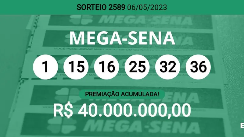Mega-Sena paga hoje R$ 36 milhões a quem acertar as seis dezenas - Folha PE