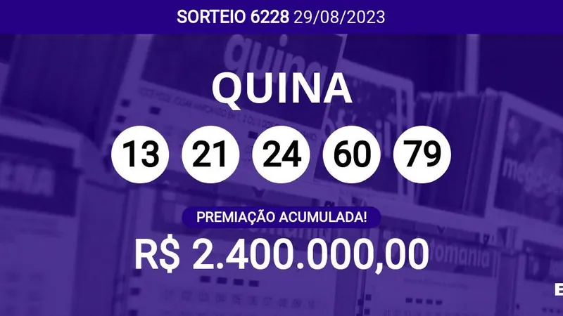 Veja resultado da Quina 6228 desta terça-feira (29): Prêmio de R$ 1,5  Milhão em Jogo - Jornal União Campina Grande do Sul