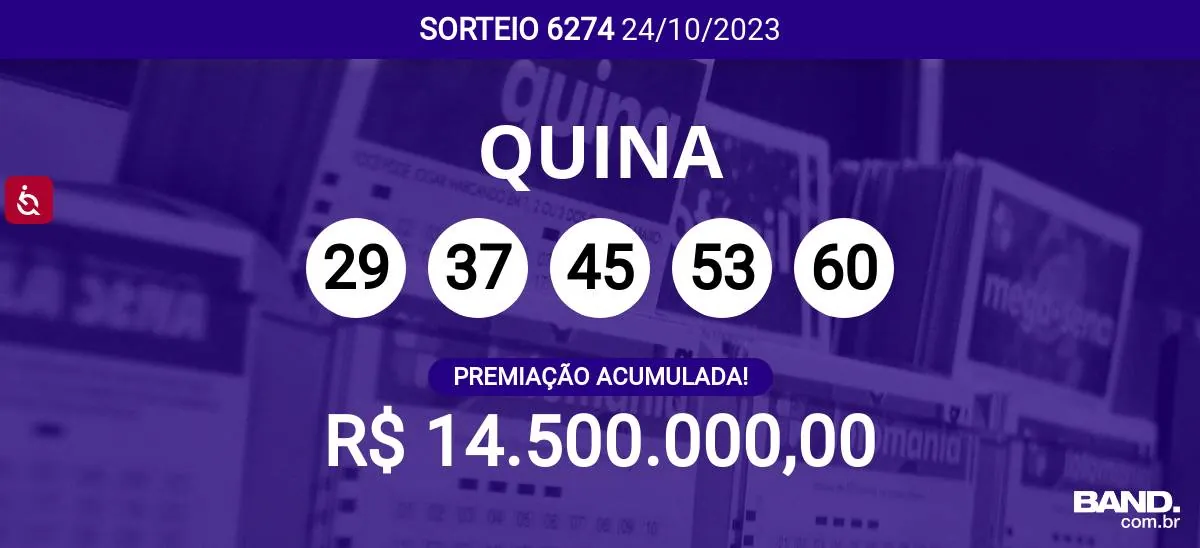 Veja o resultado do concurso 4.705 da Quina - Campos 24 Horas