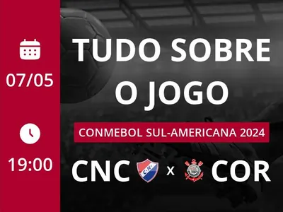 Nacional-PAR x Corinthians: placar ao vivo, escalações, lances, gols e mais