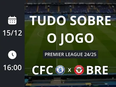 Chelsea x Brentford: placar ao vivo, escalações, lances, gols e mais