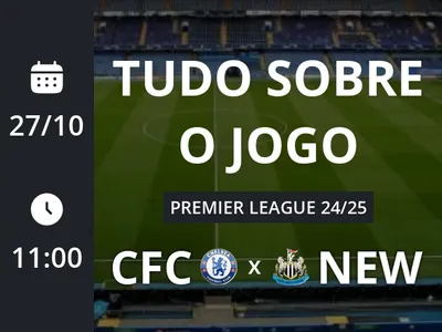 Chelsea x Newcastle: placar ao vivo, escalações, lances, gols e mais