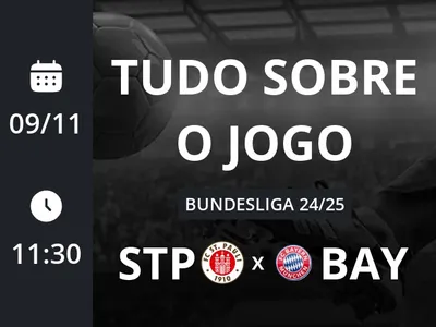 St. Pauli x Bayern: placar ao vivo, escalações, lances, gols e mais