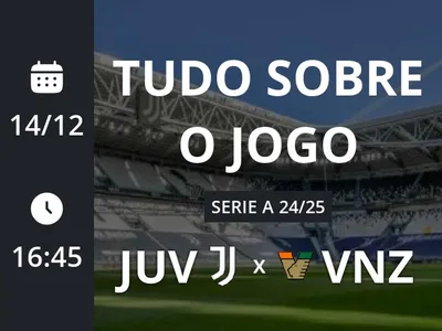 Juventus x Venezia: placar ao vivo, escalações, lances, gols e mais