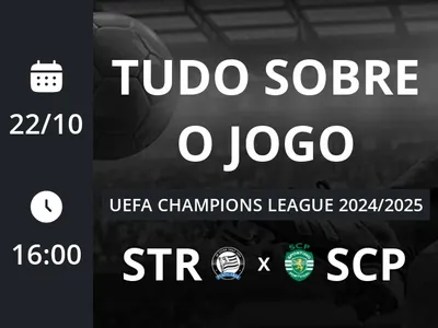 Sturm Graz x Sporting Lisboa: placar ao vivo, escalações, lances, gols e mais