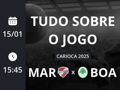 Maricá x Boavista: que horas é o jogo hoje, onde vai ser e mais