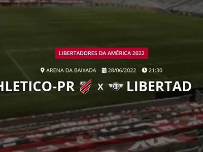 Athletico-PR x Libertad: placar ao vivo, escalações, lances, gols e mais