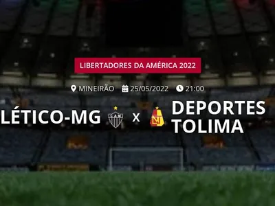 Atlético-MG x Deportes Tolima: que horas é o jogo hoje, onde vai ser e mais