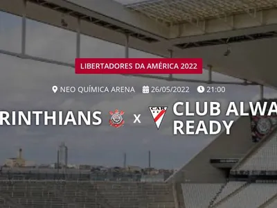 Corinthians x Club Always Ready: placar ao vivo, escalações, lances, gols e mais