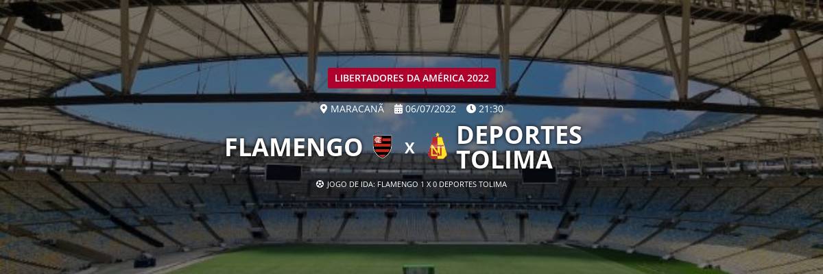 Veja escalação do Tolima para jogo contra o Flamengo no Maracanã