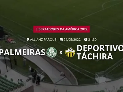 Palmeiras x Deportivo Táchira: que horas é o jogo hoje, onde vai ser e mais