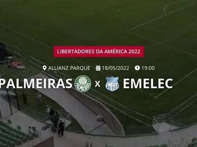 Palmeiras x Emelec: que horas é o jogo hoje, onde vai ser e mais