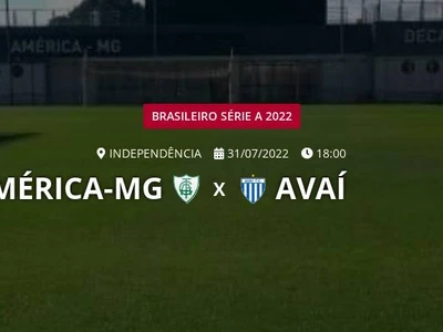 América-MG x Avaí: placar ao vivo, escalações, lances, gols e mais