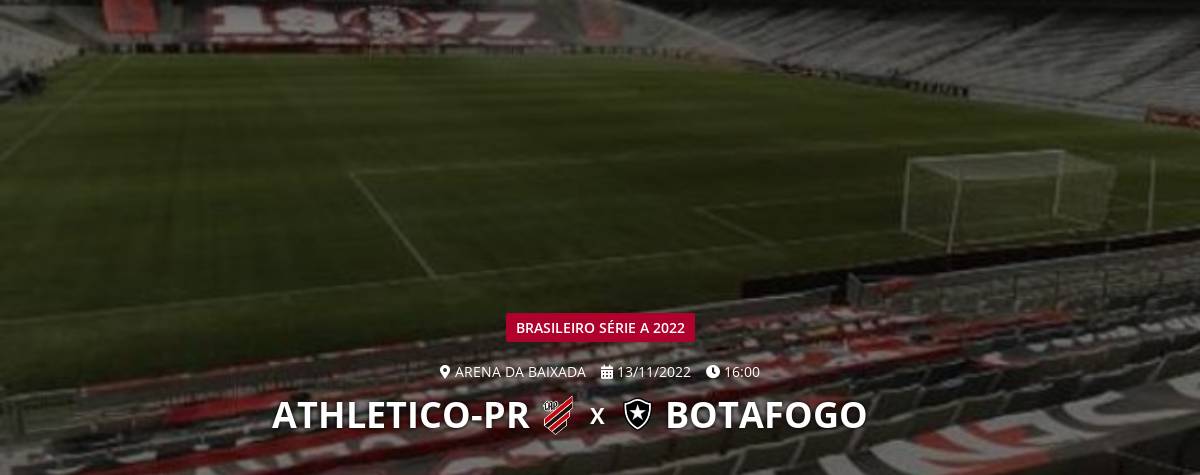 Botafogo e Athletico-PR não mexem no placar em jogo retomado e empatam pelo  Brasileiro