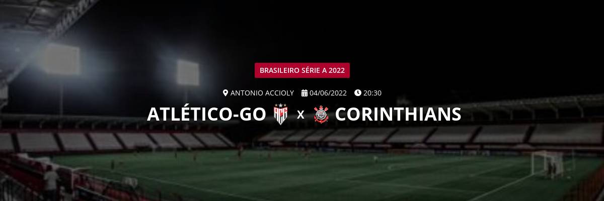 Jogo do Corinthians ao vivo contra o Atlético-GO online - CenárioMT