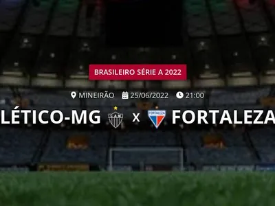 Atlético-MG x Fortaleza: placar ao vivo, escalações, lances, gols e mais