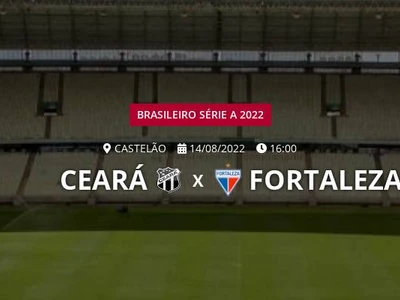 Ceará x Fortaleza: placar ao vivo, escalações, lances, gols e mais