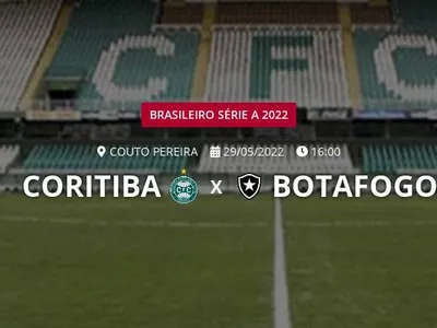 Coritiba x Botafogo: que horas é o jogo hoje, onde vai ser e mais