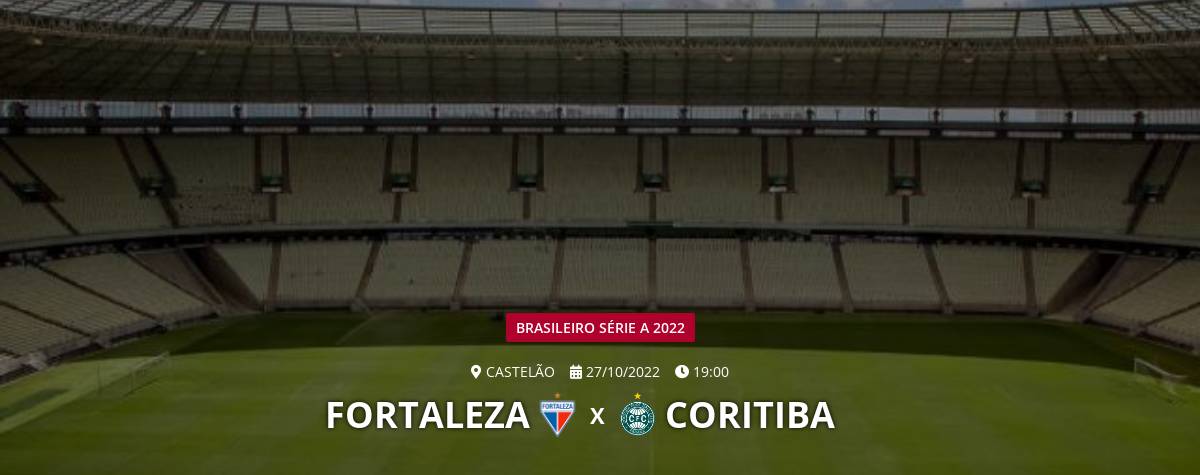 Fortaleza supera o Coritiba por 3 a 0 e vence a primeira na Série